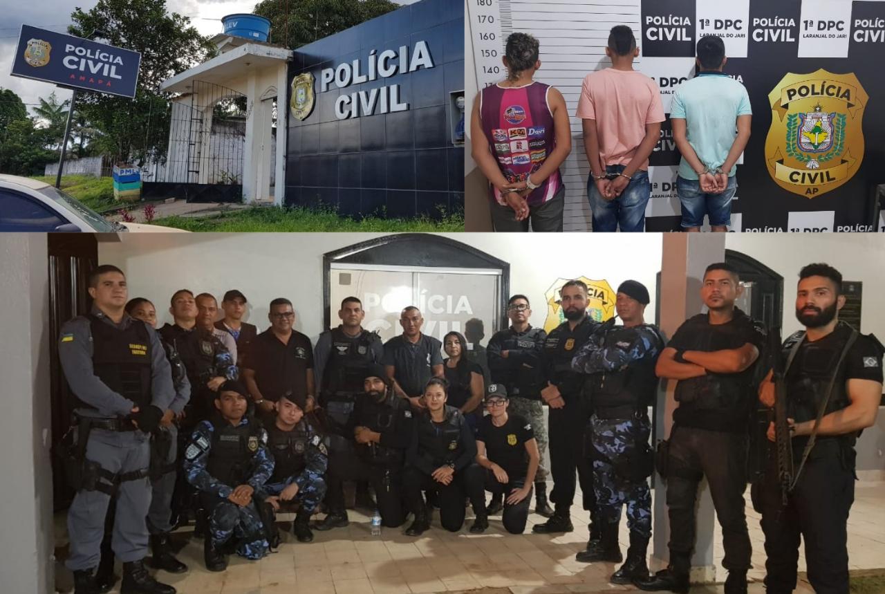 POLÍCIA CIVIL PRENDE 17 PESSOAS DURANTE OPERAÇÃO “FORÇA INTEGRADA” EM LARANJAL DO JARI